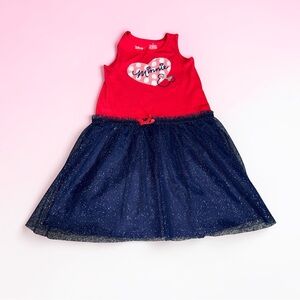 Disney Red and Blue Minnie Mouse Dress Girls (7)